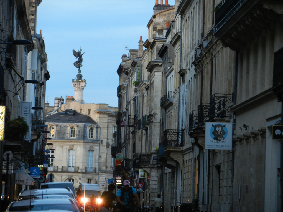 Later that evening we took this shot of the angel (twice)