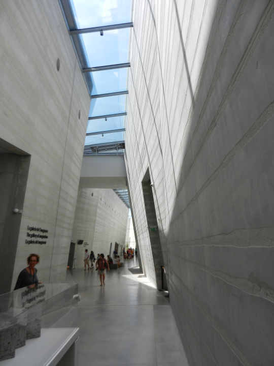 And here a picture showing some of the museums interesting architecture.